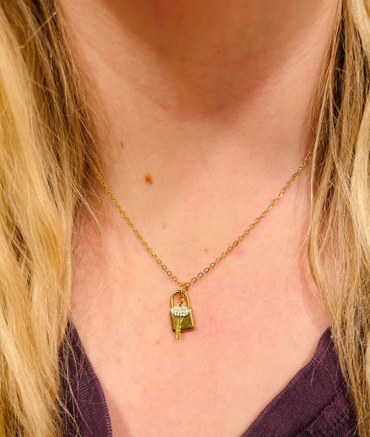 Lock and Key Necklace