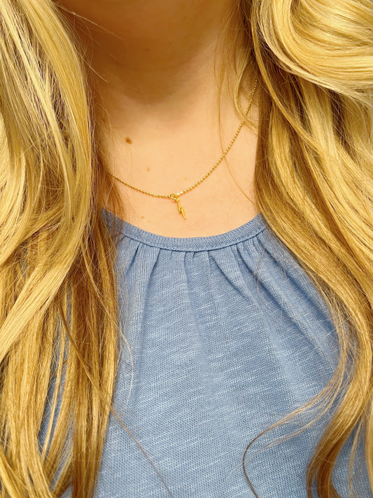 Lightning bolt necklace