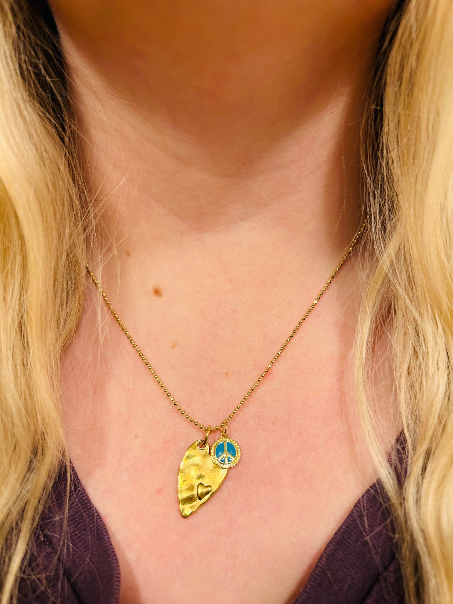 Peace and Love Necklace