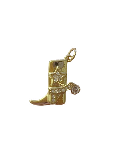 Cowboy boot charm