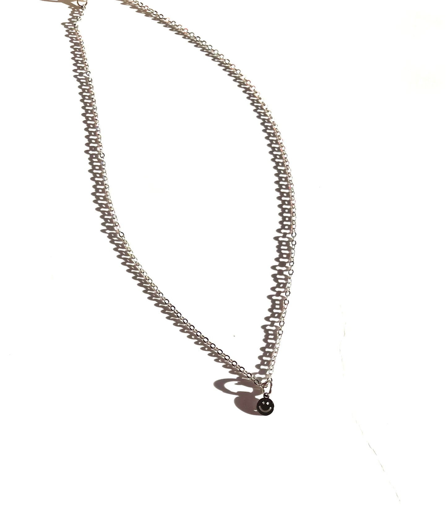 Stainless Steel Smiley Necklace