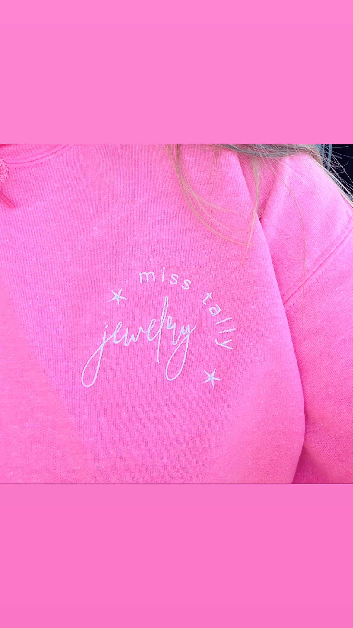 Pink Miss Tally Sweatshirt